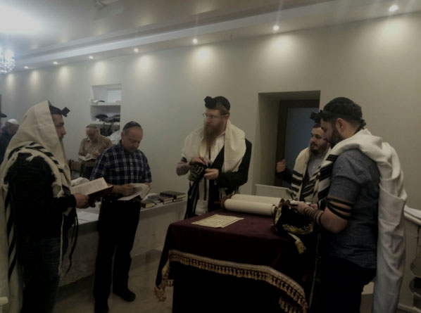 Утренний «миньян» в Центральной синагоге Симферополя
